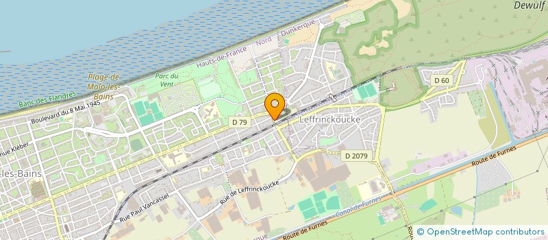 localisation de l'entreprise SCI CHIARA à DUNKERQUE