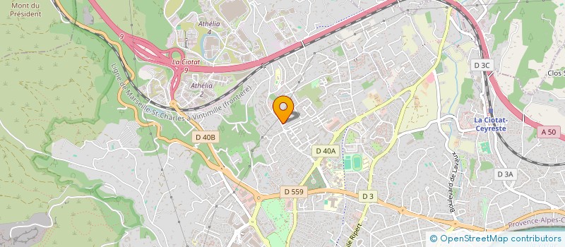 localisation de l'entreprise SCI CHIARA  LA CIOTAT