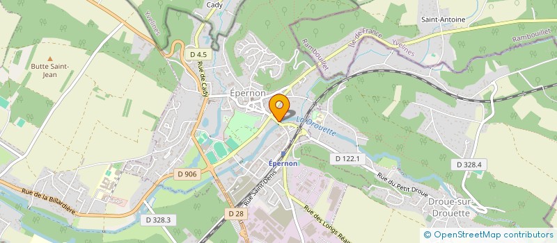 localisation de l'entreprise SCI CHIAROVANO à EPERNON