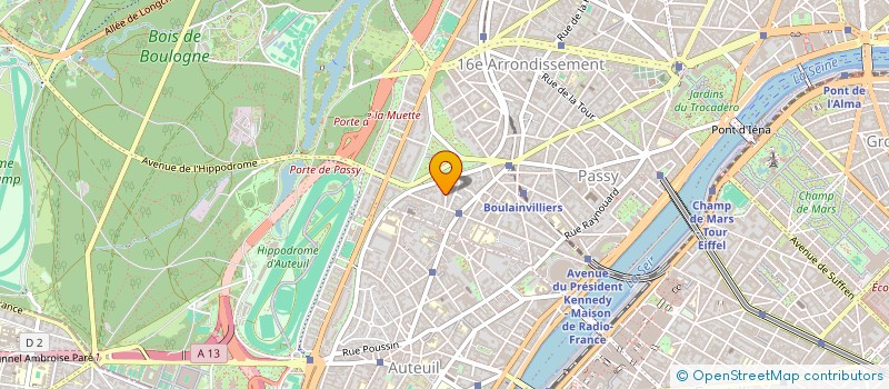 localisation de l'entreprise SCI CHIASTEL AND CO  PARIS