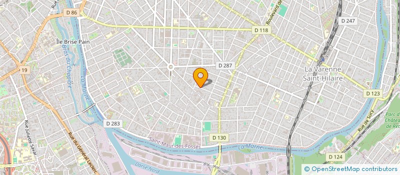 localisation de l'entreprise SCI CHIB à SAINT-MAUR-DES-FOSSES