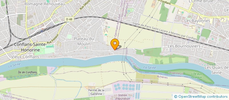 localisation de l'entreprise SCI CHIBEIRE  PONTOISE