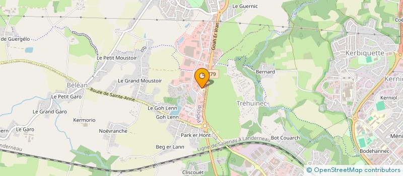 localisation de l'entreprise SCI CHIBICHOU  PLESCOP