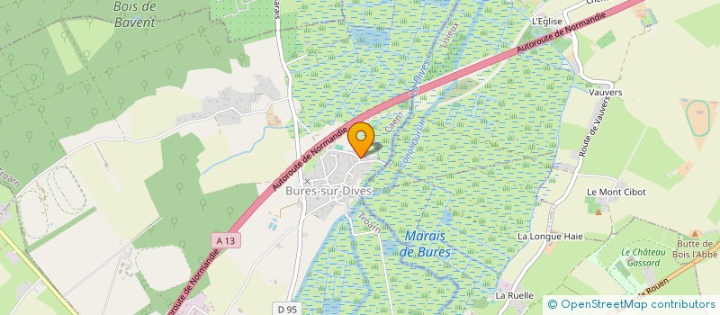 localisation de l'entreprise SCI CHIC  TROARN