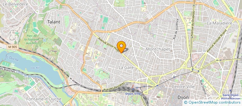 localisation de l'entreprise SCI CHICAGO à DIJON