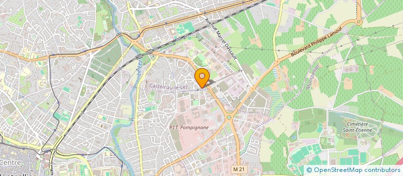 localisation de l'entreprise SCI CHICAGO  CASTELNAU-LE-LEZ