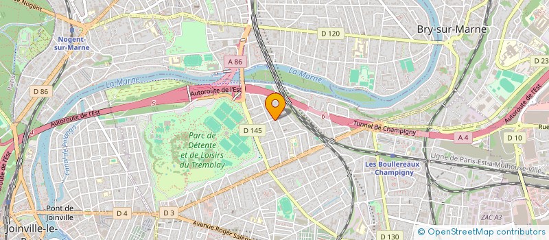 localisation de l'entreprise SCI CHICHE à CHAMPIGNY-SUR-MARNE