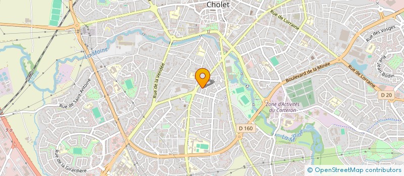 localisation de l'entreprise SCI CHICHNOMORE à CHOLET