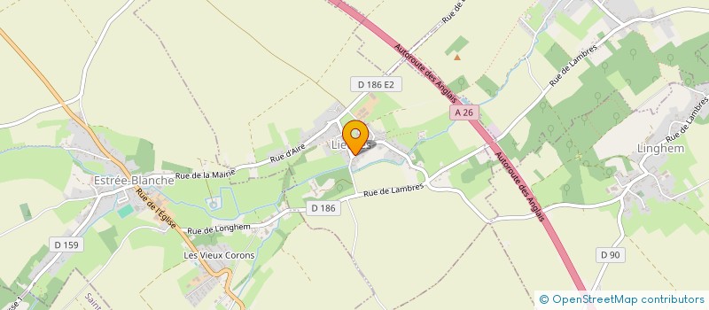 localisation de l'entreprise SCI CHICOREE  LIETTRES