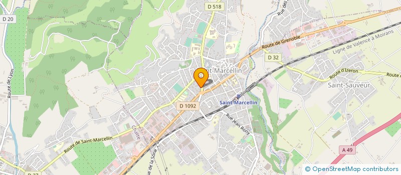 localisation de l'entreprise SCI CHICOT  SAINT-MARCELLIN