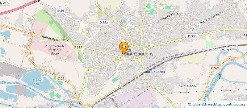 localisation de l'entreprise SCI CHICUELINA  SAINT-GAUDENS