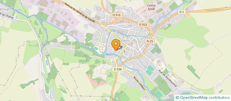 localisation de l'entreprise SCI CHIDIAC 80600  DOULLENS