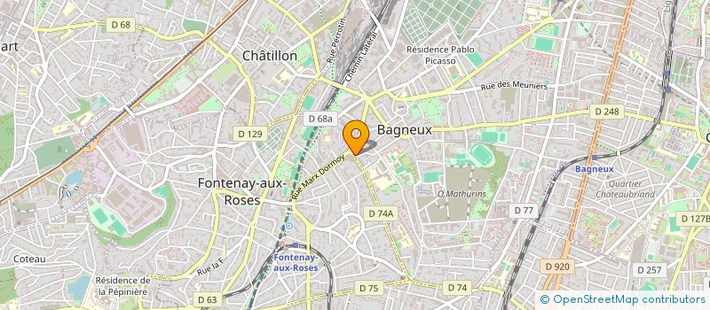 localisation de l'entreprise SCI CHIEP à BAGNEUX