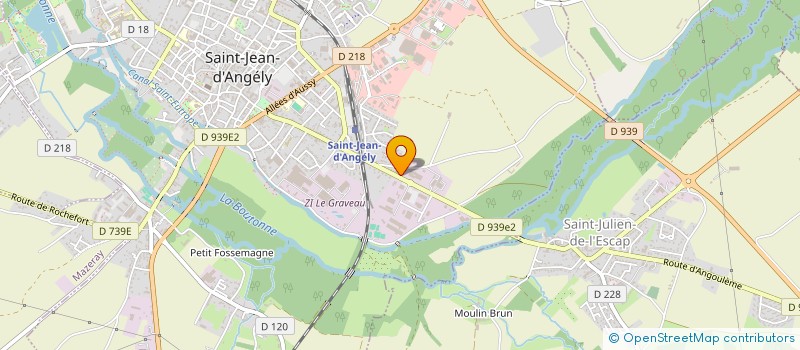 localisation de l'entreprise SCI CHIFFAUD  SAINT-JEAN-D'ANGELY