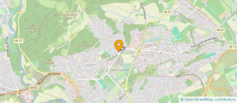 localisation de l'entreprise SCI CHIFOUSHIN  CLAPIERS