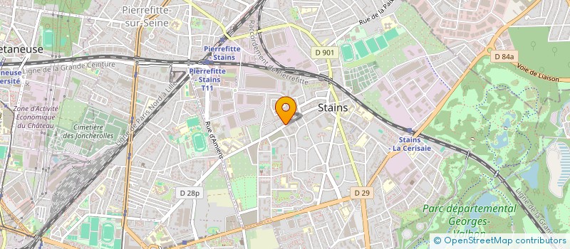 localisation de l'entreprise SCI CHIKOU NS à STAINS