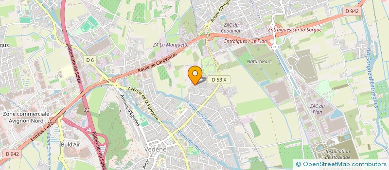 localisation de l'entreprise SCI CHILLY BAIL  VEDENE