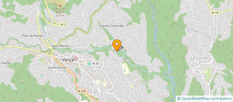 localisation de l'entreprise SCI CHILOTTI  VENCE