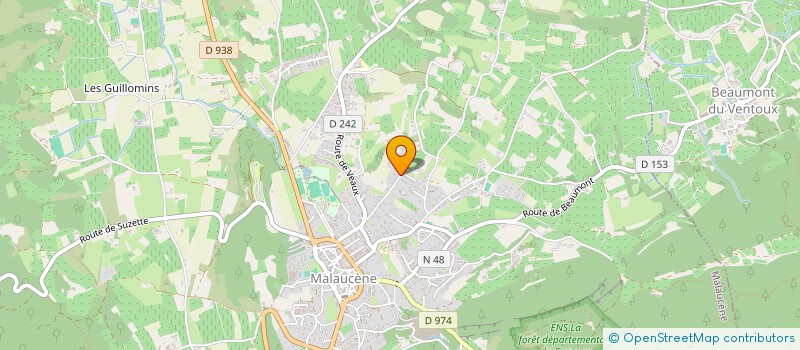 localisation de l'entreprise SCI CHIMENE  MALAUCENE