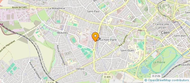 localisation de l'entreprise SCI CHIMO à CAEN