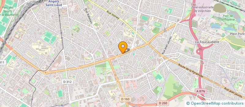 localisation de l'entreprise SCI CHINGUETTI à ANGERS