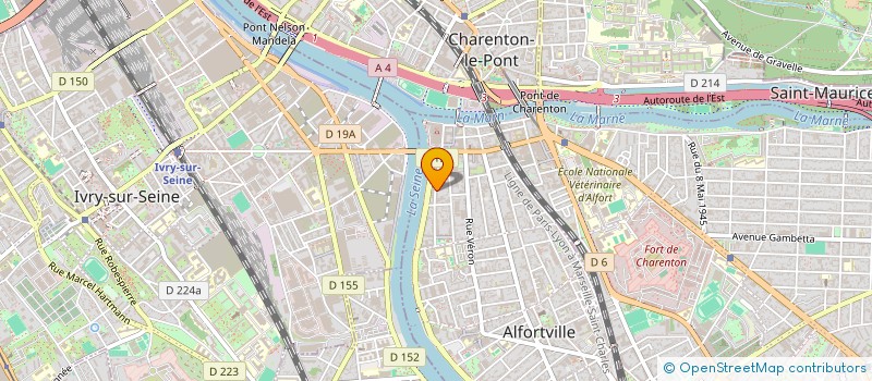 localisation de l'entreprise SCI CHINOIS VERT à ALFORTVILLE