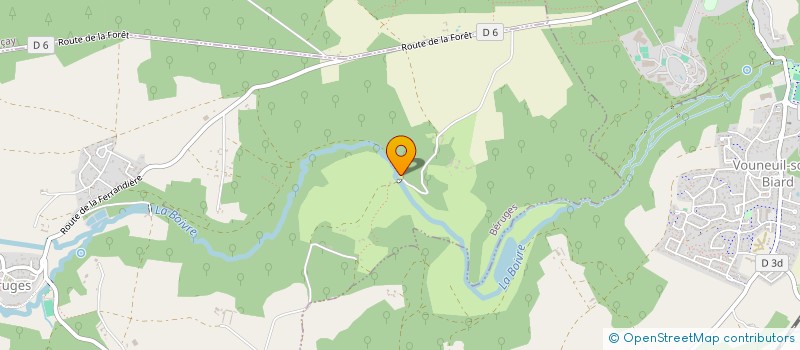 localisation de l'entreprise SCI CHINOOK  BERUGES