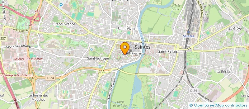 localisation de l'entreprise SCI CHIPIE  SAINTES