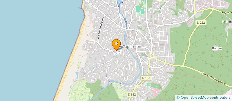localisation de l'entreprise SCI CHIPIRON  CAPBRETON