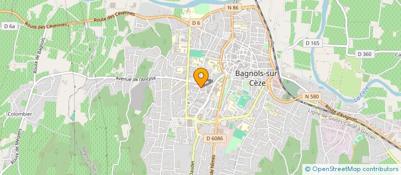 localisation de l'entreprise SCI CHIPKA  BAGNOLS-SUR-CEZE