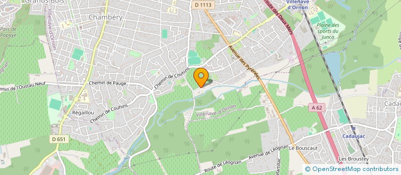 localisation de l'entreprise SCI CHIRBEC à VILLENAVE-D'ORNON