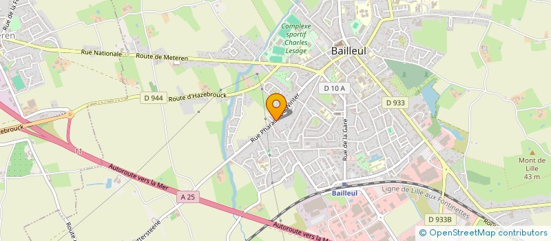 localisation de l'entreprise SCI CHIRDENT à BAILLEUL