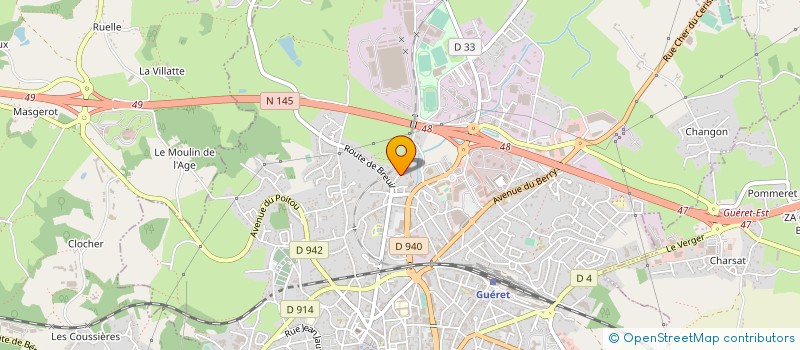 localisation de l'entreprise SCI CHIRON  MEYSSAC