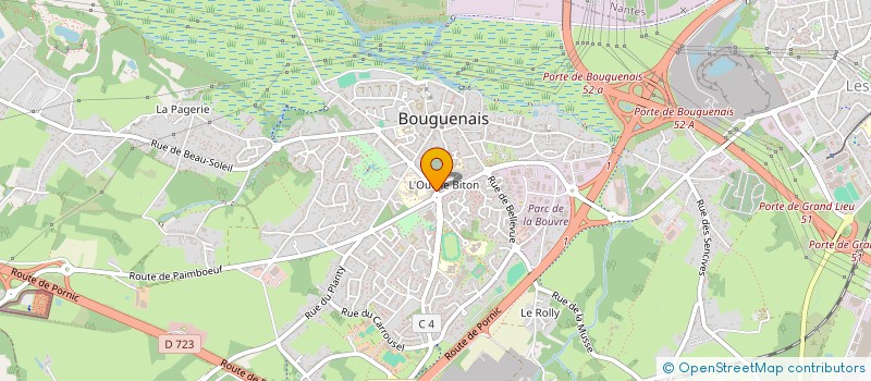 localisation de l'entreprise SCI CHIRON à BOUGUENAIS