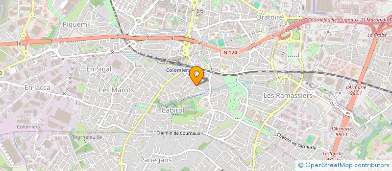 localisation de l'entreprise SCI CHIRON à COLOMIERS