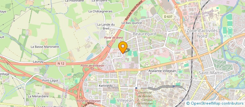 localisation de l'entreprise SCI CHIRON à RENNES