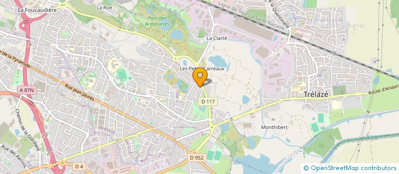 localisation de l'entreprise SCI CHIRON IMMOBILIER  TRELAZE