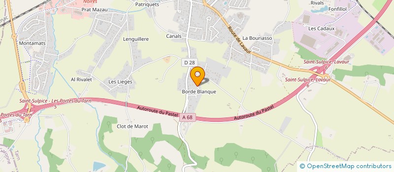 localisation de l'entreprise SCI CHIRON IMMOBILIER  SAINT-SULPICE-LA-POINTE