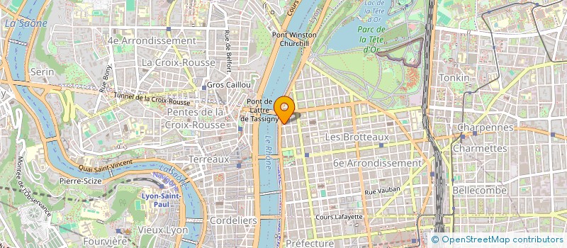 localisation de l'entreprise SCI CHIRPAZ CHOMEL  LYON