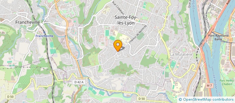 localisation de l'entreprise SCI CHIRURGIE ESTHETIQUE GROLEE PRESQU ILE  SAINTE-FOY-LES-LYON