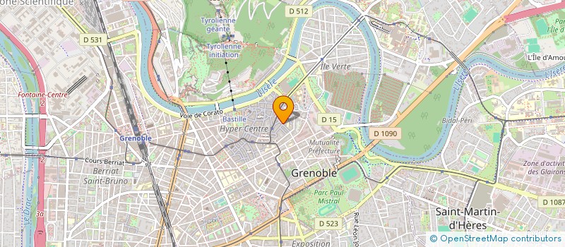 localisation de l'entreprise SCI CHISATO à GRENOBLE