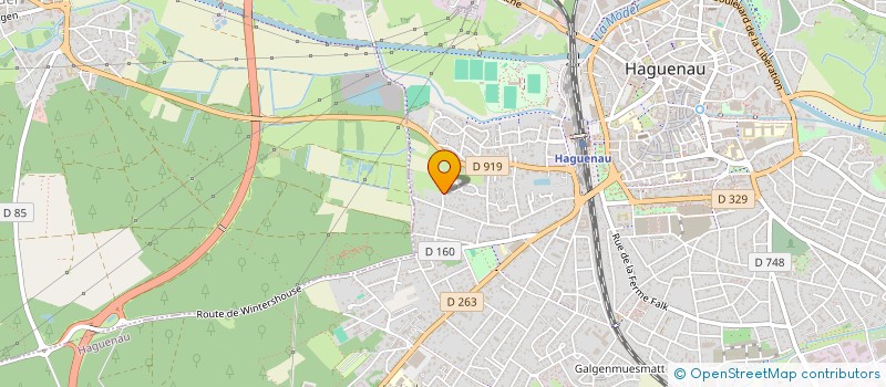 localisation de l'entreprise SCI CHISTIHUBEL  HAGUENAU