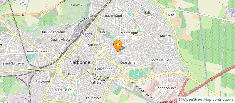 localisation de l'entreprise SCI CHISTOUNA à NARBONNE