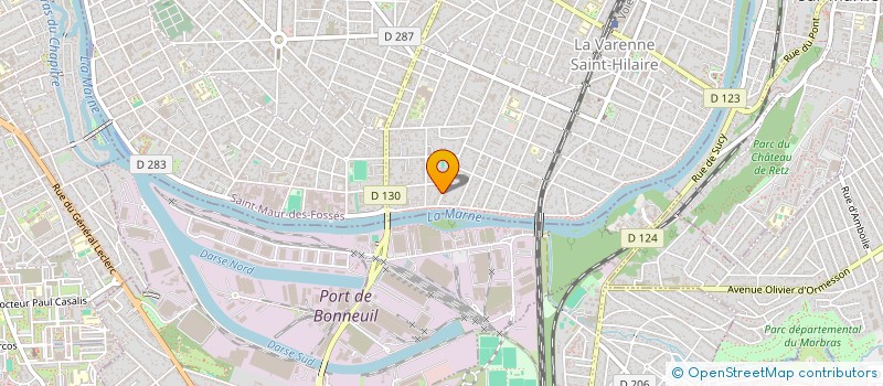 localisation de l'entreprise SCI CHIUSANO IMMO à SAINT-MAUR-DES-FOSSES