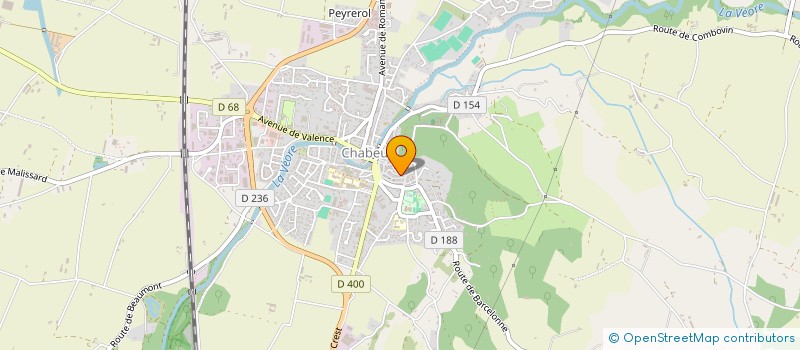 localisation de l'entreprise SCI CHIVAT à CHABEUIL