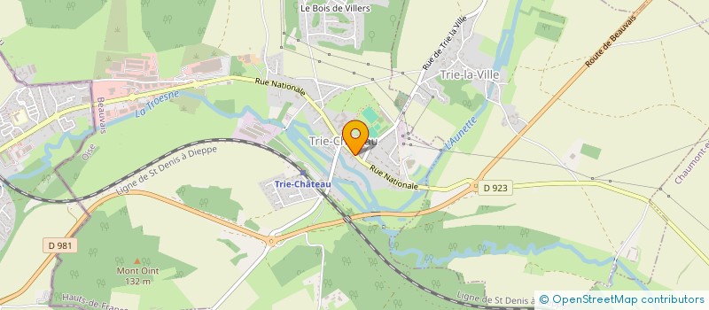 localisation de l'entreprise SCI CHIVOT  TRIE-CHATEAU