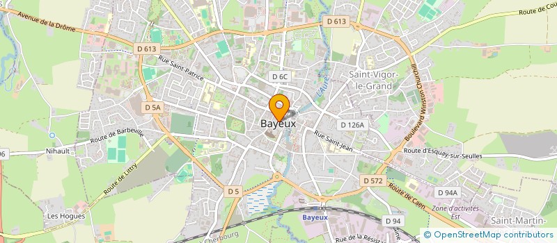 localisation de l'entreprise SCI CHJD  BAYEUX