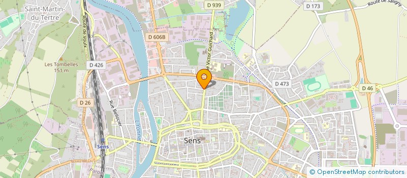 localisation de l'entreprise SCI CHKIRI  SENS