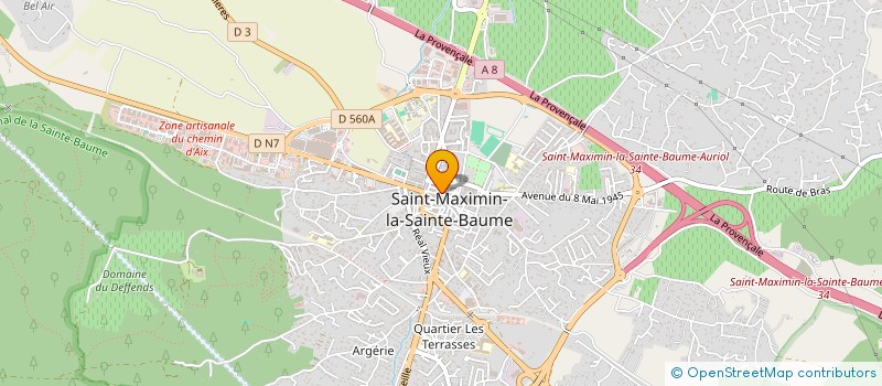 localisation de l'entreprise SCI CHL  SAINT-MAXIMIN-LA-SAINTE-BAUME