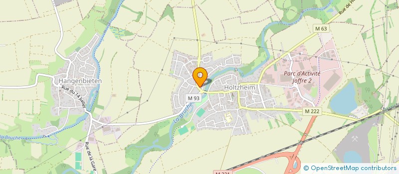 localisation de l'entreprise SCI CHL  HOLTZHEIM